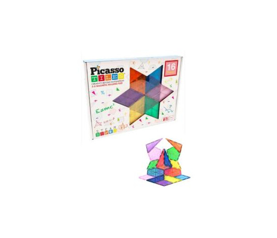 Picasso Tiles - Costruzioni Magnetiche Geometriche 16 pezzi ...