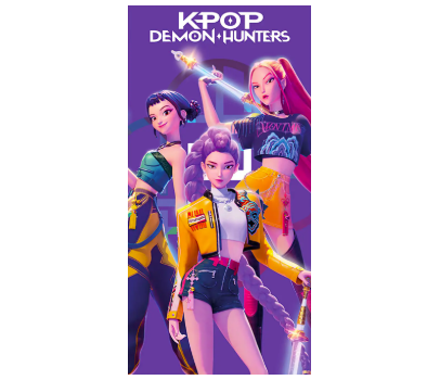 Corix - Telo Mare Kpop Demon Hunters 70x140 Microfibra