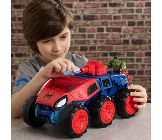 Hasbro - Marvel Spider-Man Carro Armato mordace 2 in 1