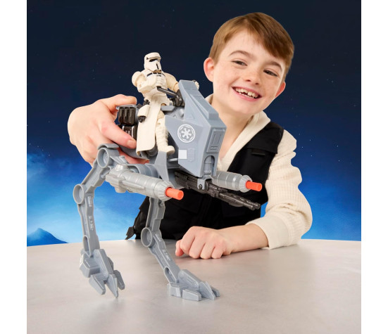 Hasbro - Star Wars ActionVerse, AT-RT & Imperial Remnant AT-RT Driver