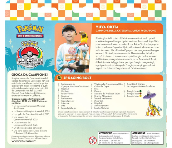 Pokemon - Mazzo dei Campionati Mondiali 2025 (Yuya Okita)