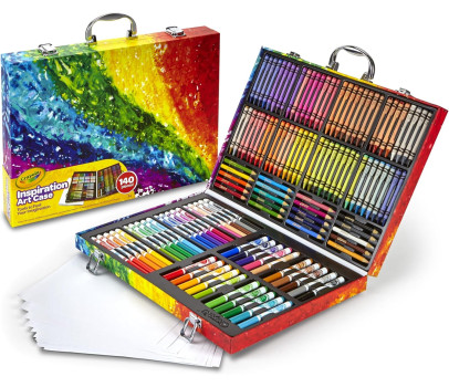 Crayola - Valigetta Colori Arcobaleno 140 pz