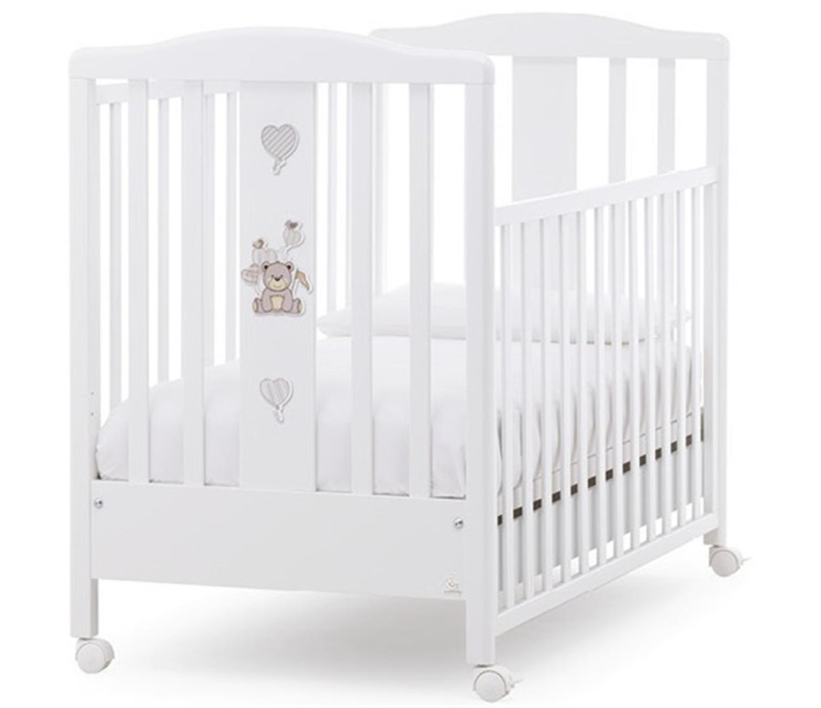 Italbaby - Lettino Kuku Bianco con Coordinato Tessile