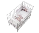 Italbaby - Lettino Kuku Bianco con Coordinato Tessile