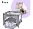 Lionelo - Box bambini pieghevole Lene 3in1 - 100x100cm