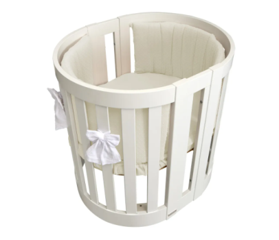 Italbaby - Culla Ovale Trasformabile OLLin ONE con Coordinato