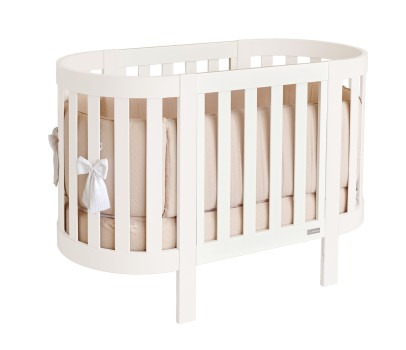 Italbaby - Lettino Ovale Trasformabile Evoc con Coordinato