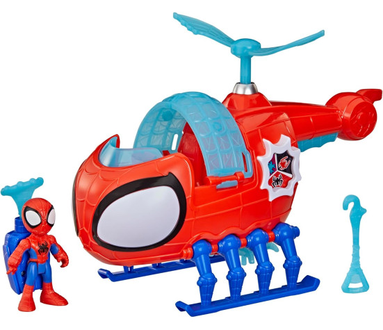 Hasbro - Marvel Spidey Team con elicottero
