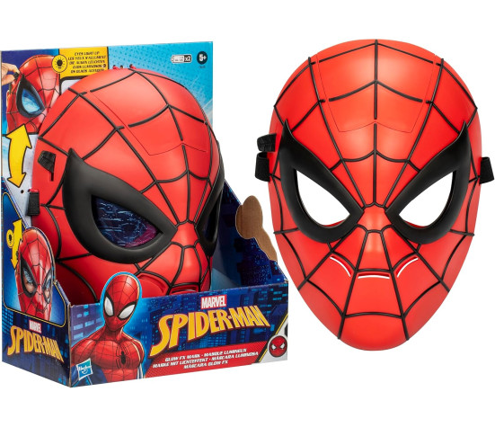 Hasbro - Maschera Luminosa Spiderman