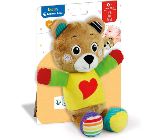 Clementoni - Peluche Orsetto Bob The Bear 17906