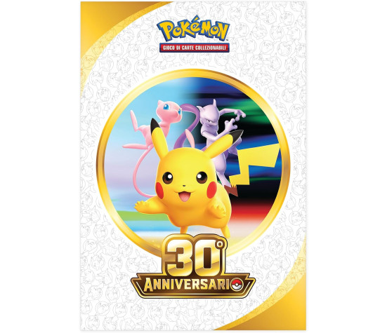 Pokémon: collezione con poster dell’espansione 30° Anniversario del GCC Pokémon