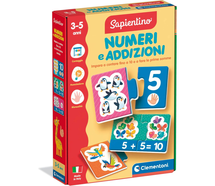Clementoni - Sapientino Numeri e Addizioni 16840 Clementoni - Sapientino Numeri e Addizioni 16840