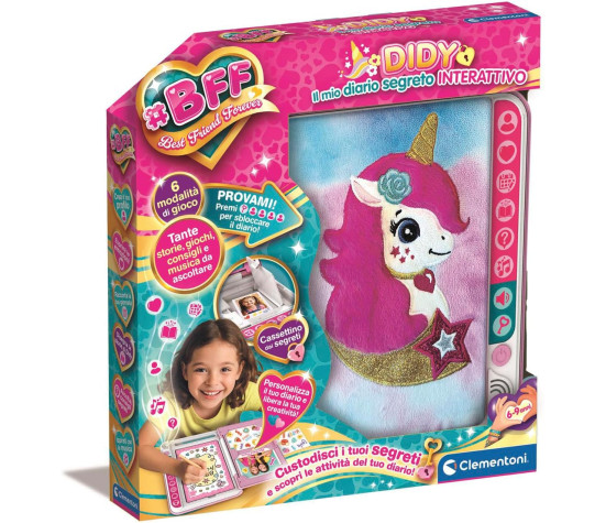 Clementoni - BFF Diario Segreto Unicorno Didy 16681