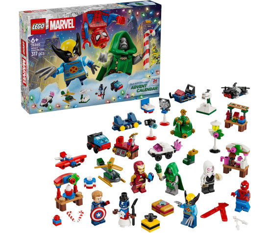Lego Marvel Natale - Calendario dell’Avvento 76340