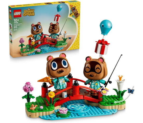 Lego Animal Crossing - Una giornata all'aria aperta per Mirco e Marco 77059