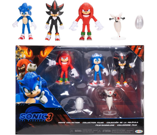 Jakks - Sonic 3 Movie Multipack Action Figure 6 cm