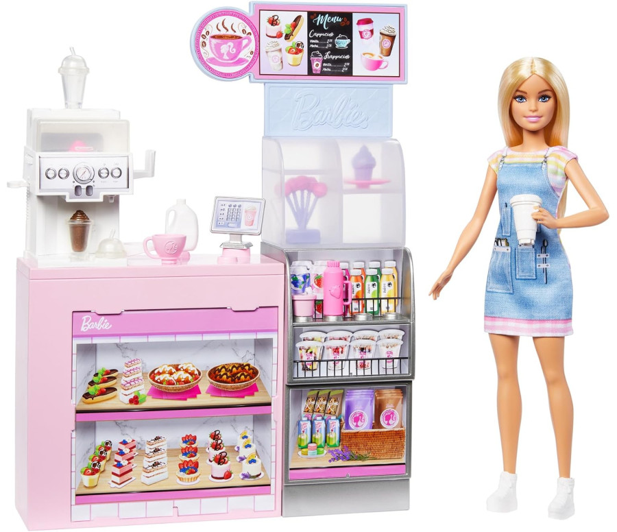 Mattel - Barbie Caffetteria con accessori HXN94