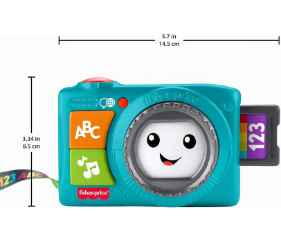 Fisher-Price - Fotocamera Luminosa Ridi e Impara