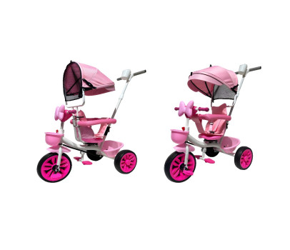 HT - Baby toon Triciclo con sedile girevole 180° con suoni e luci