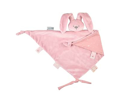 Nattou - Maxi Dou-Dou Coniglietto Rosa "Glow in the Dark"