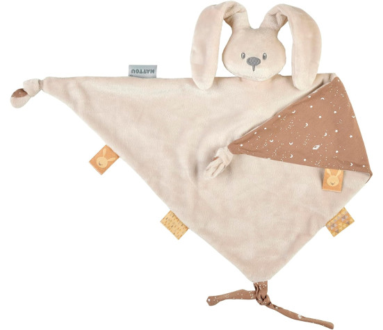 Nattou - Maxi Dou-Dou Coniglietto Beige "Glow in the Dark"