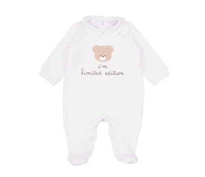 Nanan - Tutina "I'm Limited Edition" Bianca