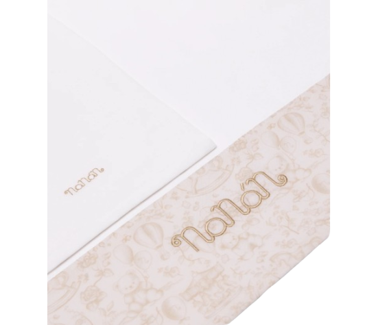 Nanan - Set Lenzuola Carrozzina 3 pezzi Little Dreamland