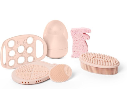 Suavinex - Kit Bagno Neonato con Beauty Case Rosa