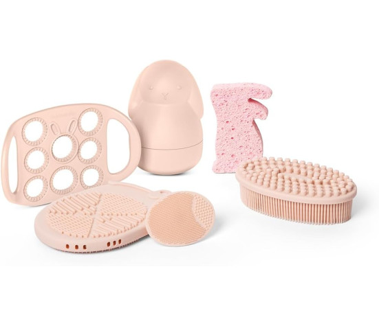 Suavinex - Kit Bagno Neonato con Beauty Case Rosa